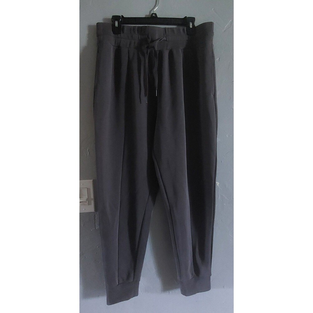 the JoyLab Women's Slounge Jogger Pants in charcoal gray,women L
